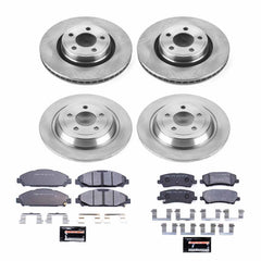 Power Stop TDBK6808 Track Day Front And Rear Brake Kit for 2015-2020 Ford Mustang product image