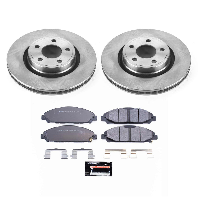 Power Stop TDBK6809 Track Day Front Brake Kit for 2015-2020 Ford Mustang product image