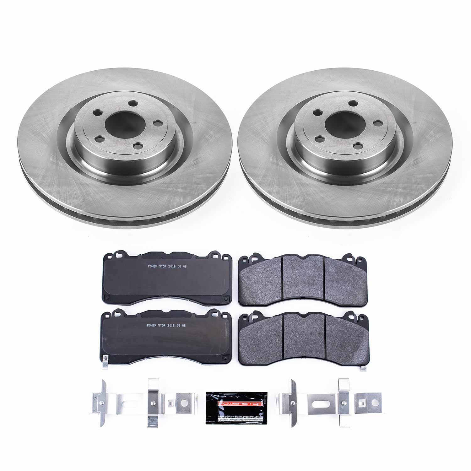 Power Stop TDBK6811 Track Day Front Brake Kit for 2015-2023 Ford Mustang product image
