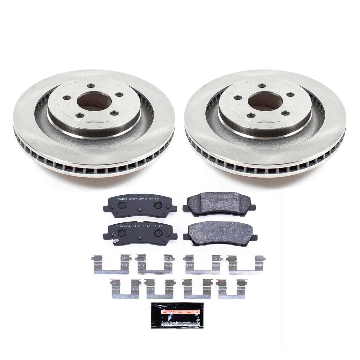 Power Stop TDBK6812 Track Day Rear Brake Kit for 2015-2023 Ford Mustang product image