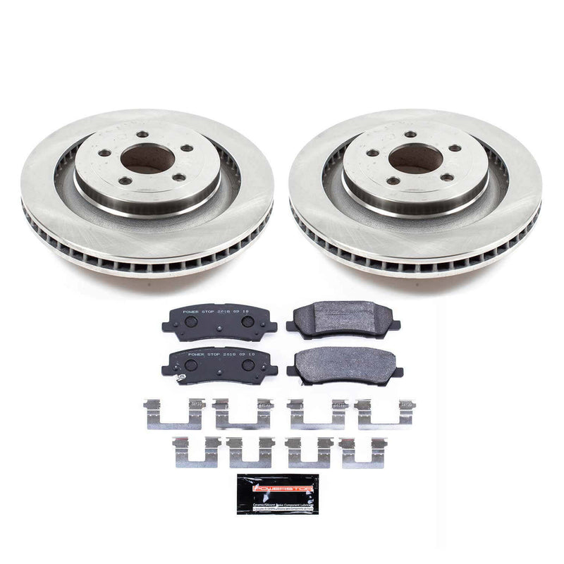 Power Stop TDBK6812 Track Day Rear Brake Kit for 2015-2023 Ford Mustang product image