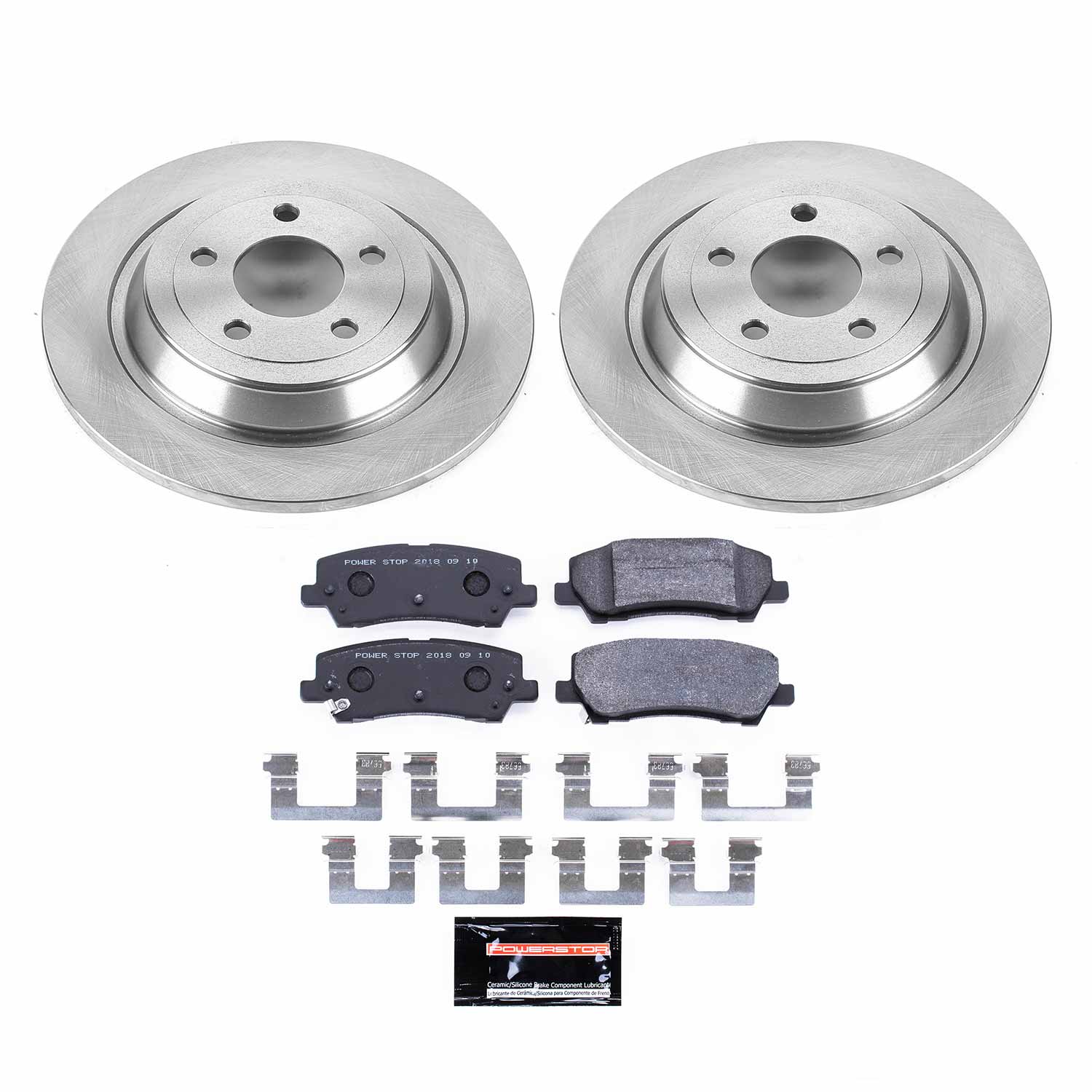 Power Stop TDBK6813 Track Day Rear Brake Kit for 2015-2023 Ford Mustang product image
