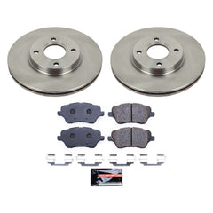 Power Stop TDBK6818 Track Day Front Brake Kit for 2014-2019 Ford Fiesta Rear Disc product image