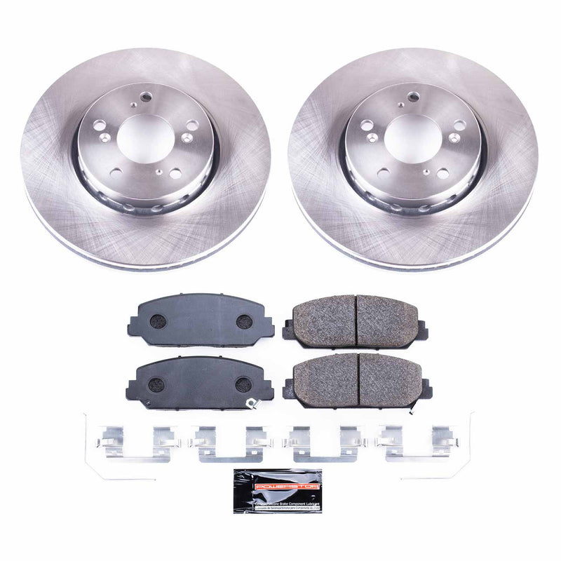 Power Stop TDBK6955 Track Day Front Brake Kit for 2014-2020 Acura Rlx Base product image