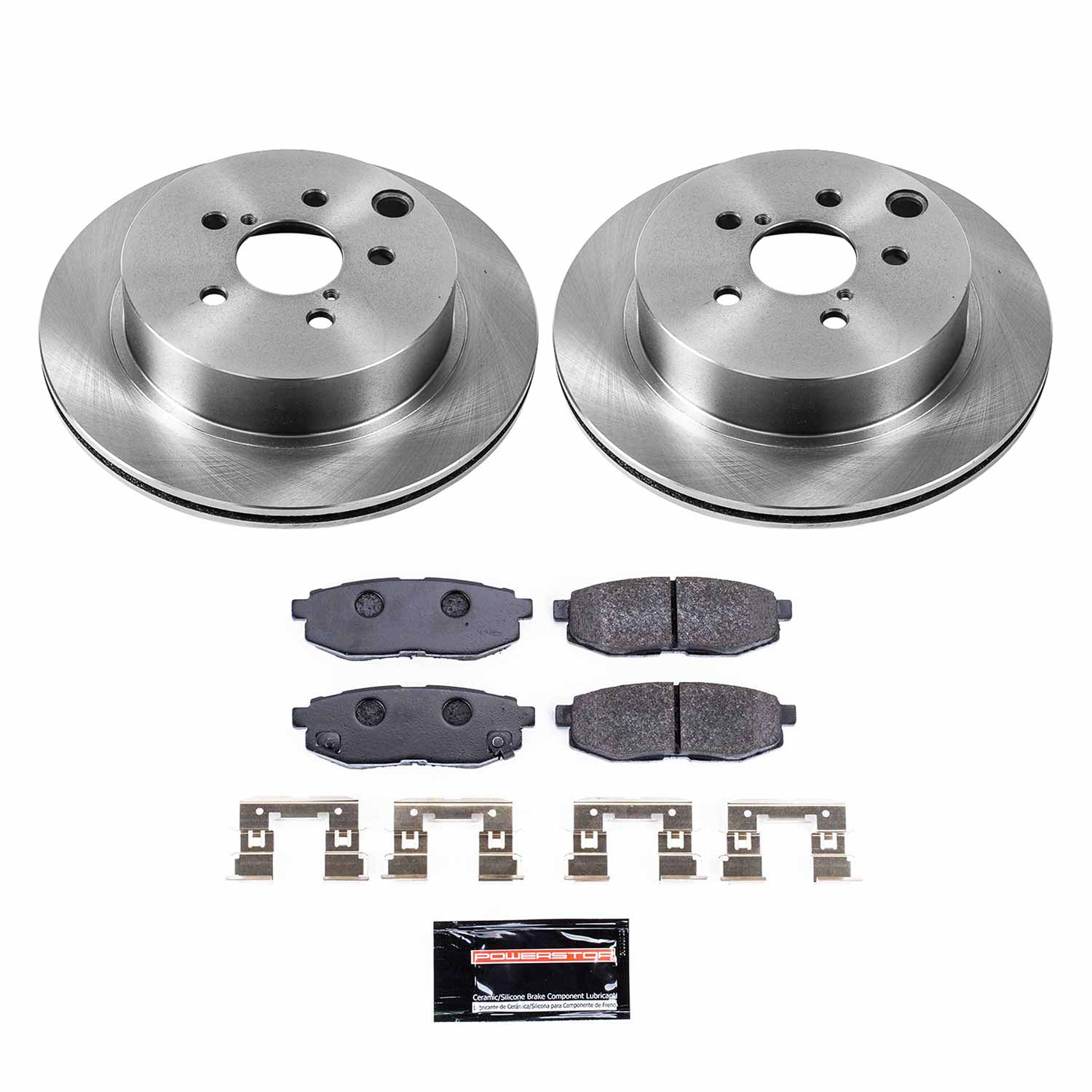 Power Stop TDBK6978 Track Day Rear Brake Kit for 2014-2018 Subaru Forester product image