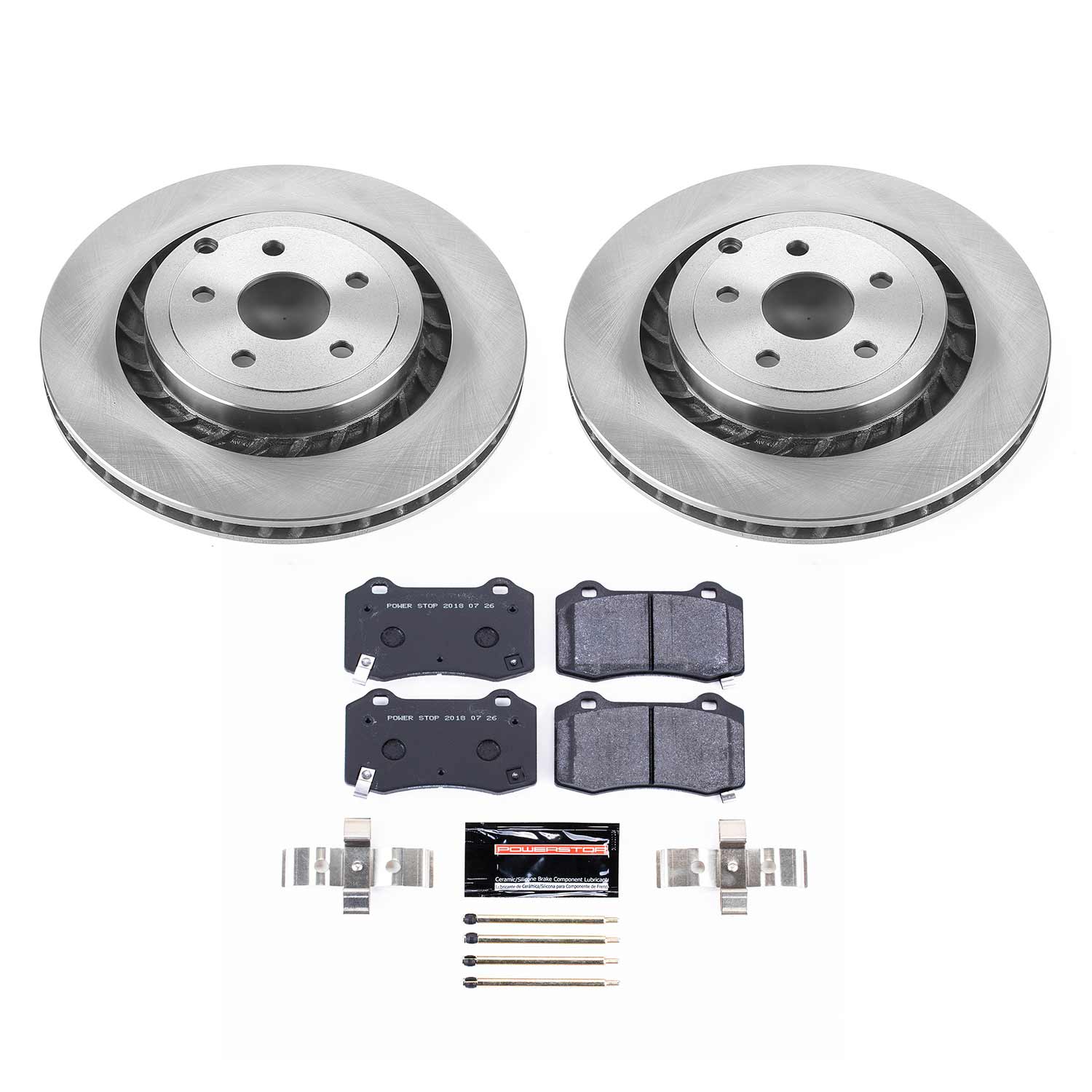 Power Stop TDBK6994 Track Day Rear Brake Kit for 2015-2017 Chevrolet SS product image