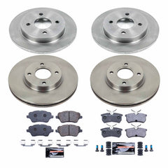 Power Stop TDBK7002 Track Day Front And Rear Pad And Rotor Kit for 2014-2019 Ford Fiesta Rear Disc product image