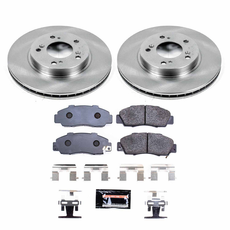 Power Stop TDBK704 Track Day Front Brake Kit for 1991-2001 Acura Integra product image