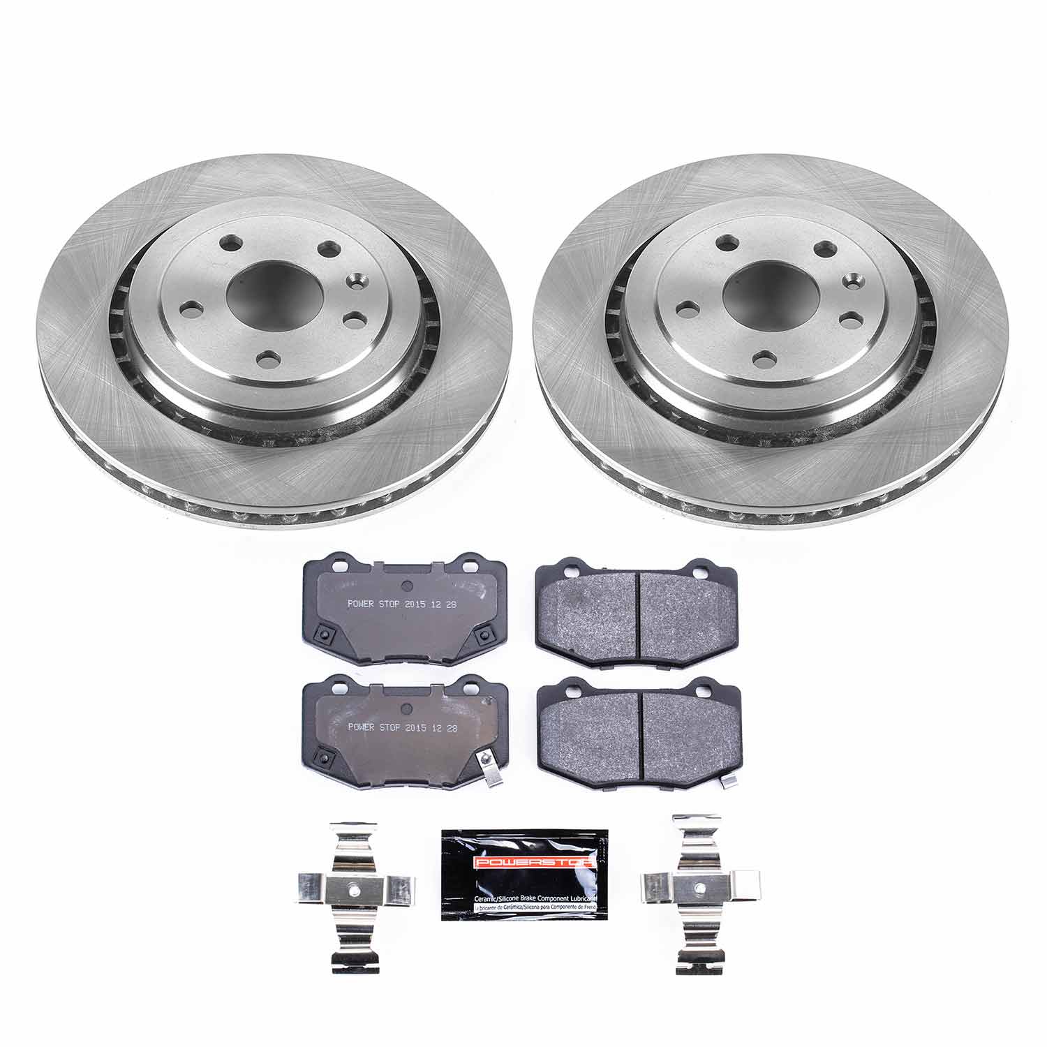 Power Stop TDBK7045 Track Day Rear Brake Kit for 2016-2023 Cadillac Ats product image
