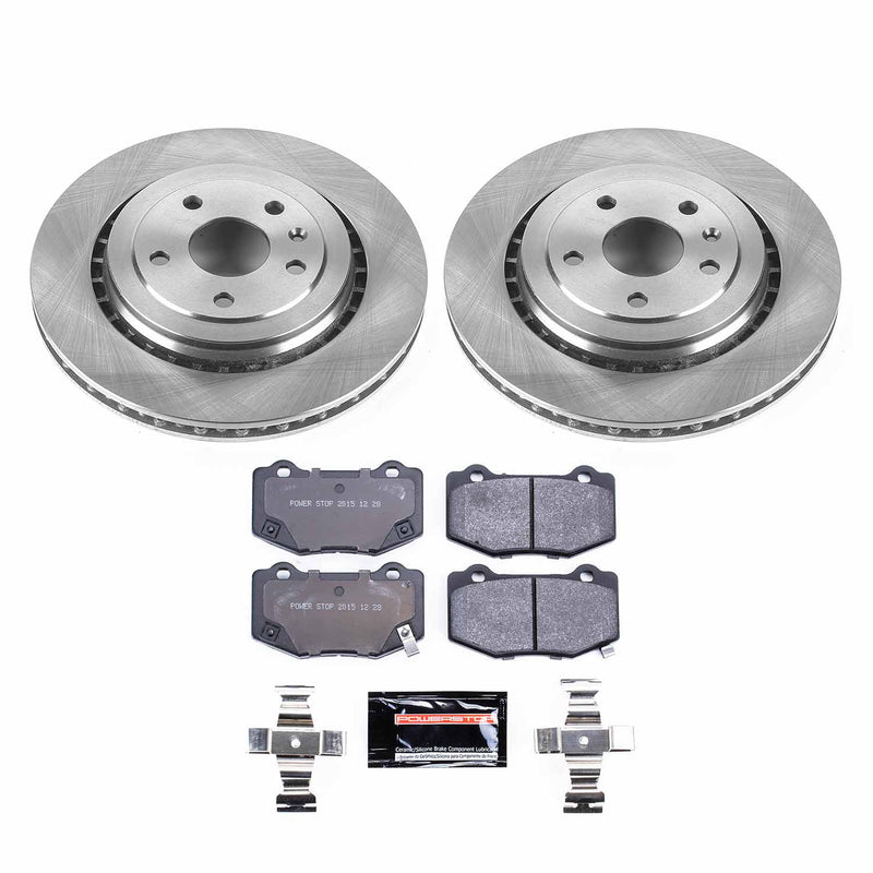 Power Stop TDBK7045 Track Day Rear Brake Kit for 2016-2023 Cadillac Ats product image