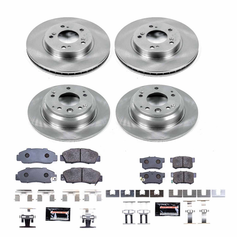 Power Stop TDBK705 Track Day Front And Rear Brake Kit for 1996-1998 Acura RL product image