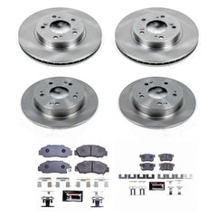 Power Stop TDBK706 Track Day Front And Rear Brake Kit for 1997-2001 Honda Prelude product image