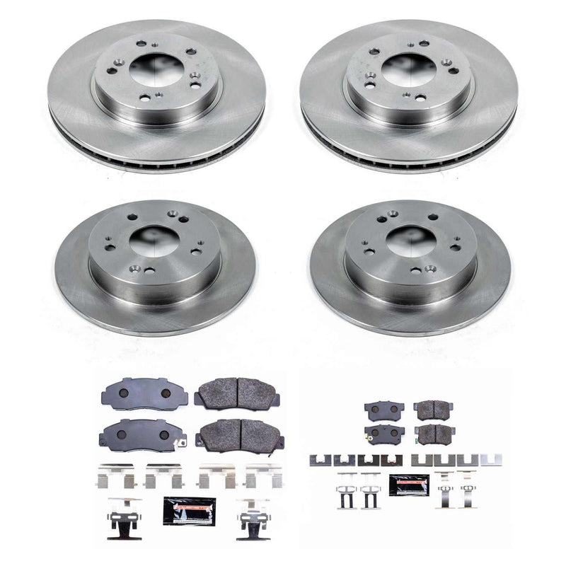 Power Stop TDBK706 Track Day Front And Rear Brake Kit for 1997-2001 Honda Prelude product image