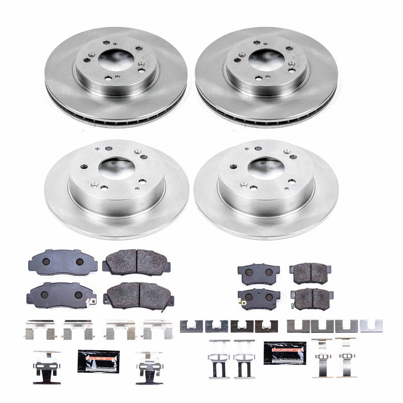 Power Stop TDBK707 Track Day Front And Rear Brake Kit for 1997-2001 Acura Integra product image
