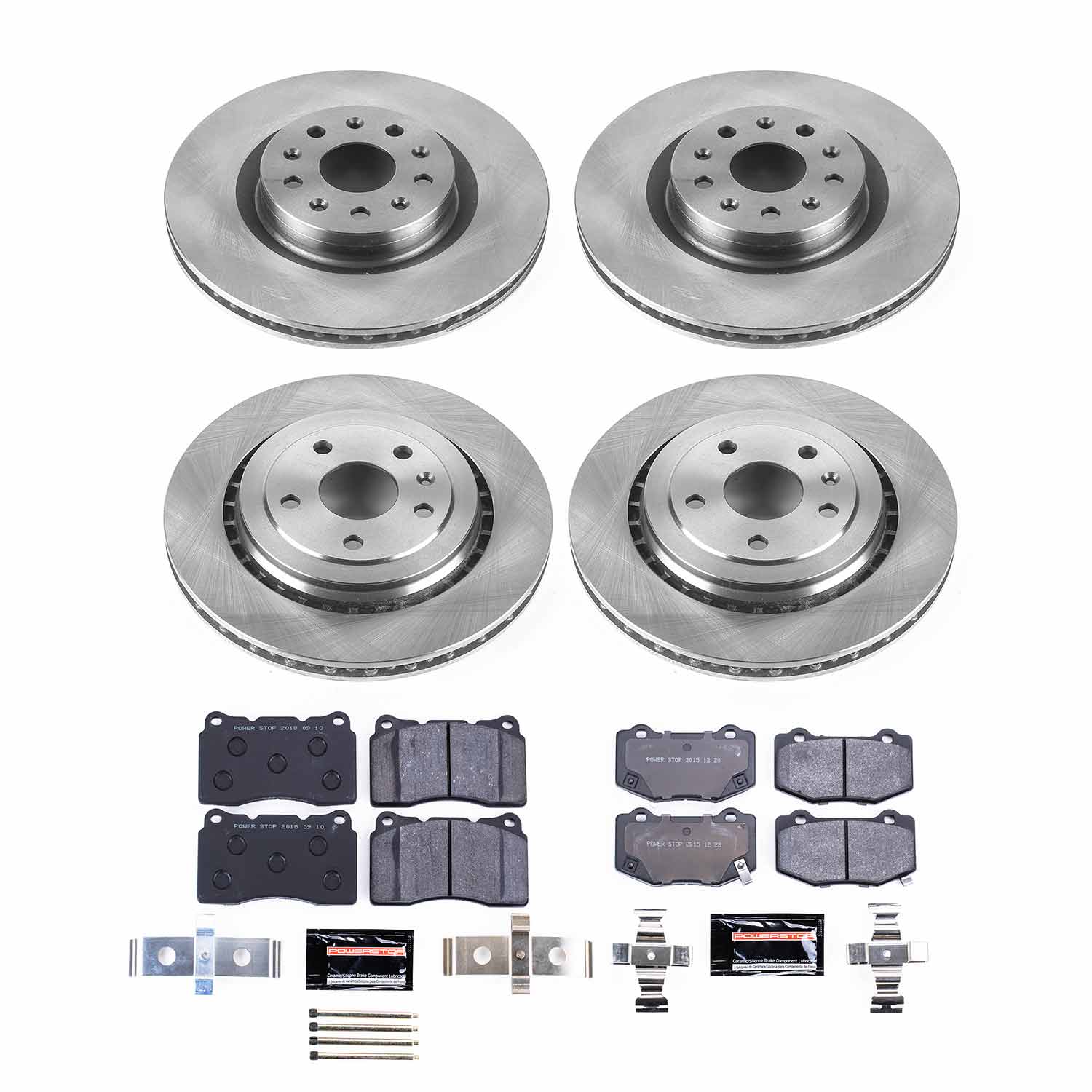 Power Stop TDBK7226 Track Day Front And Rear Brake Kit for 2016-2023 Chevrolet Camaro product image