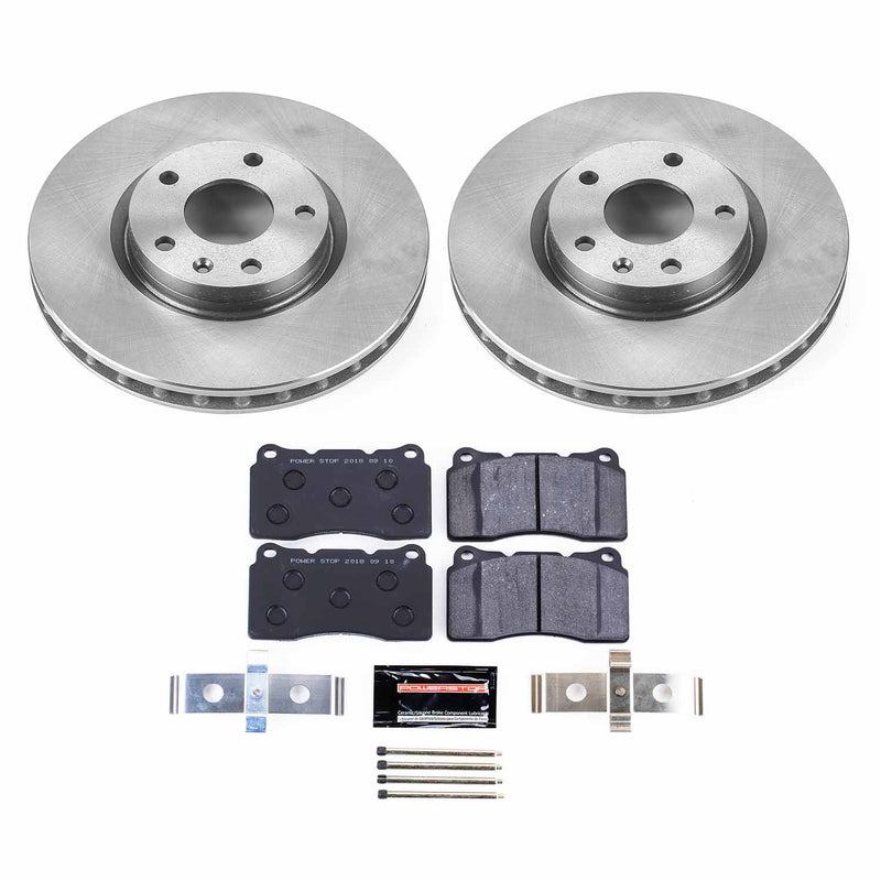 Power Stop TDBK7290 Track Day Front Brake Kit for 2017-2019 Chevrolet Corvette product image