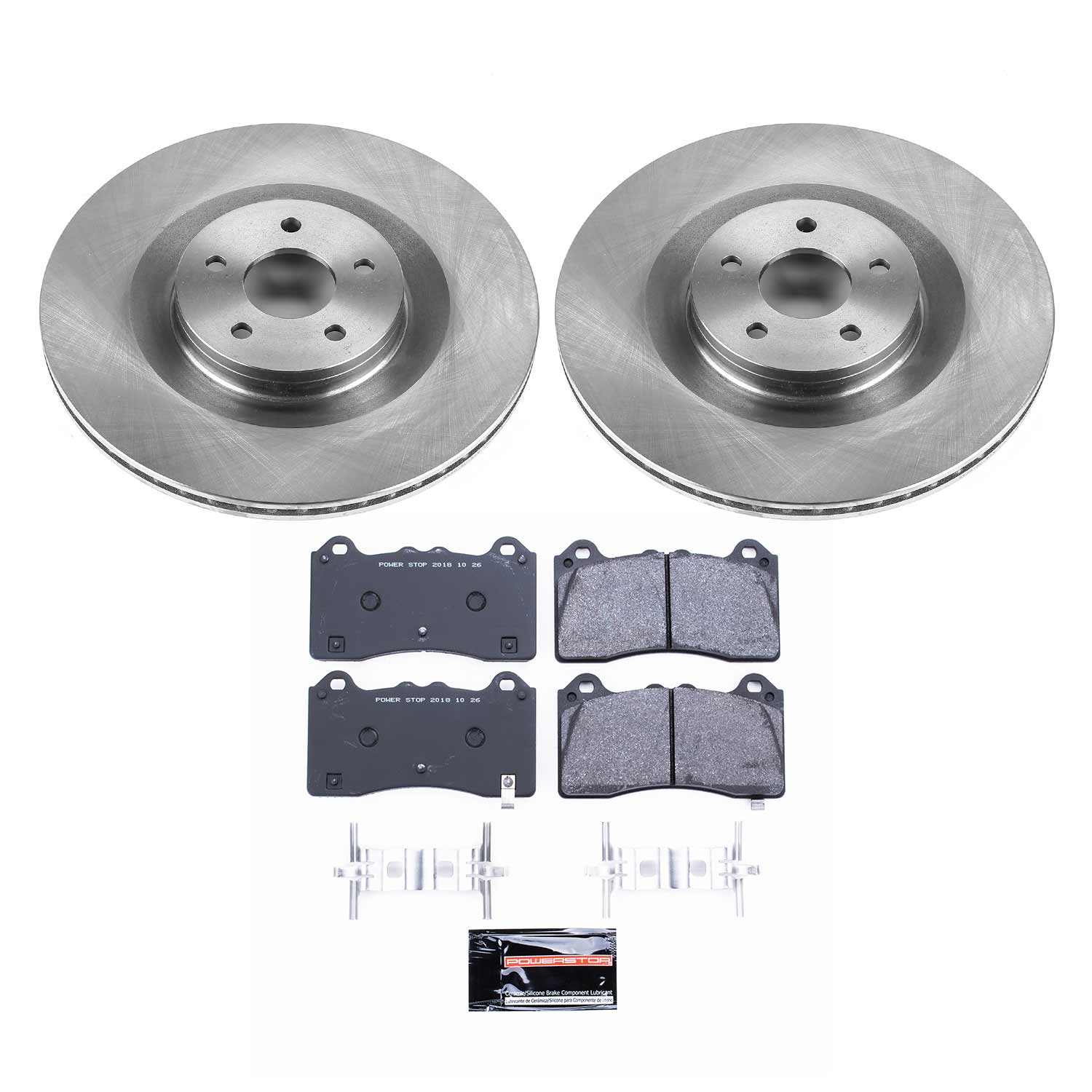 Power Stop TDBK7318 Track Day Front Brake Kit for 2016-2018 Ford Focus RS product image