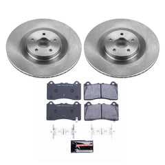 Power Stop TDBK7318 Track Day Front Brake Kit for 2016-2018 Ford Focus RS product image