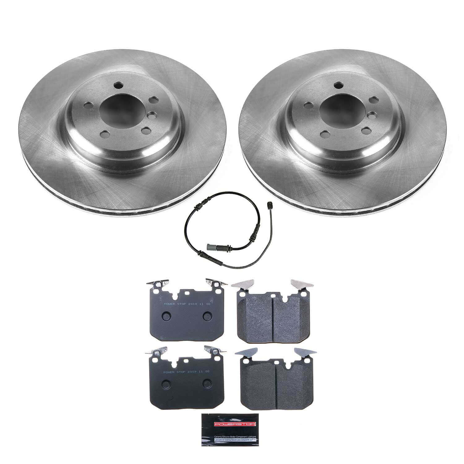 Power Stop TDBK7435 Track Day Front Pad And Rotor Kit for 2012-2015 BMW 335I product image