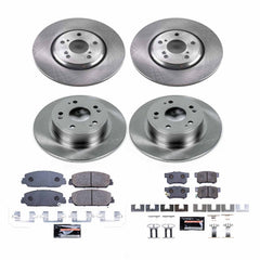 Power Stop TDBK7529 Track Day Front And Rear Brake Kit for 2017-2022 Acura ILX product image
