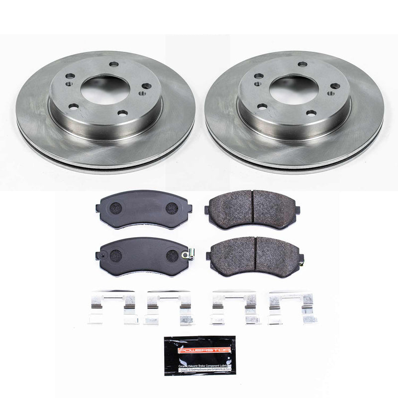 Power Stop TDBK754 Track Day Front Brake Kit for 1994-1996 Nissan 240SX product image