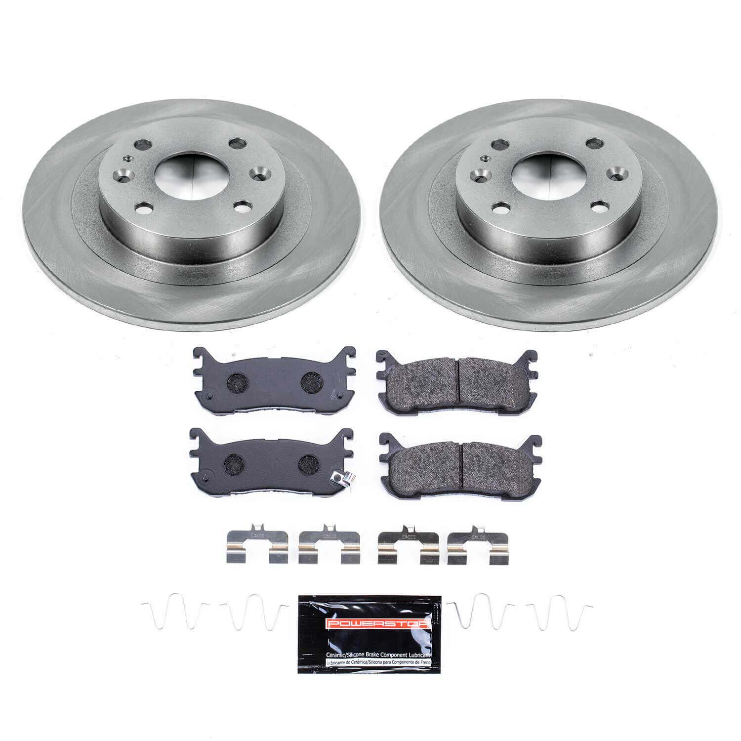 Power Stop TDBK772 Track Day Rear Brake Kit for 1994-2005 Ford Escort product image