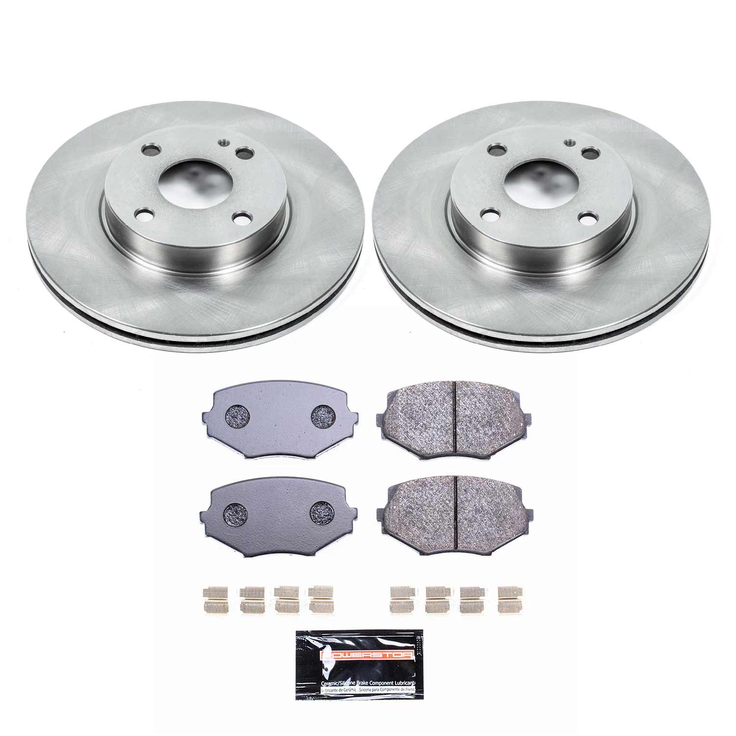 Power Stop TDBK793 Track Day Front Brake Kit for 1994-2005 Mazda Miata / MX-5 product image