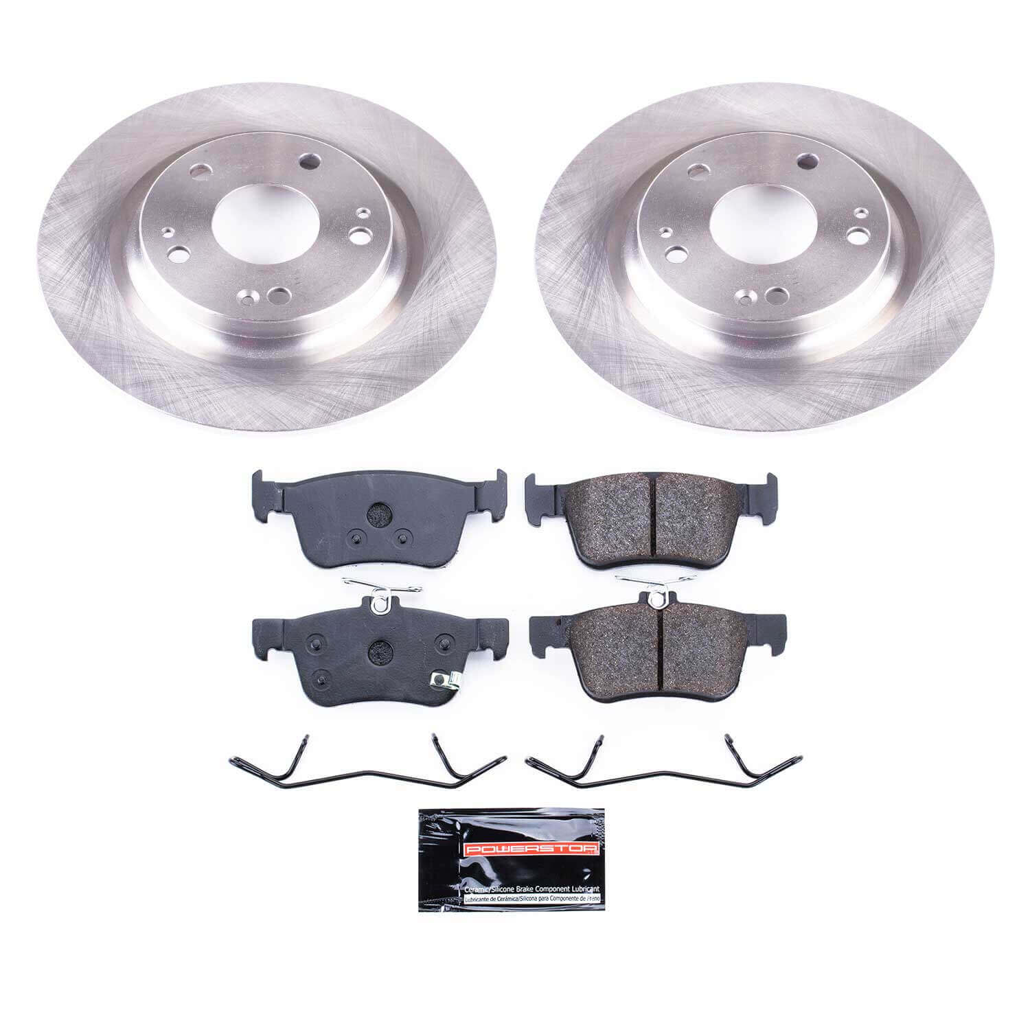 Power Stop TDBK7934 Track Day Rear Pad And Rotor Kit for 2017-2020 Honda Civic Si product image