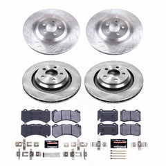 Power Stop TDBK8170 Track Day Front And Rear Pad And Rotor Kit for 2015-2016 Dodge Challenger SRT 392, SRT Hellcat product image