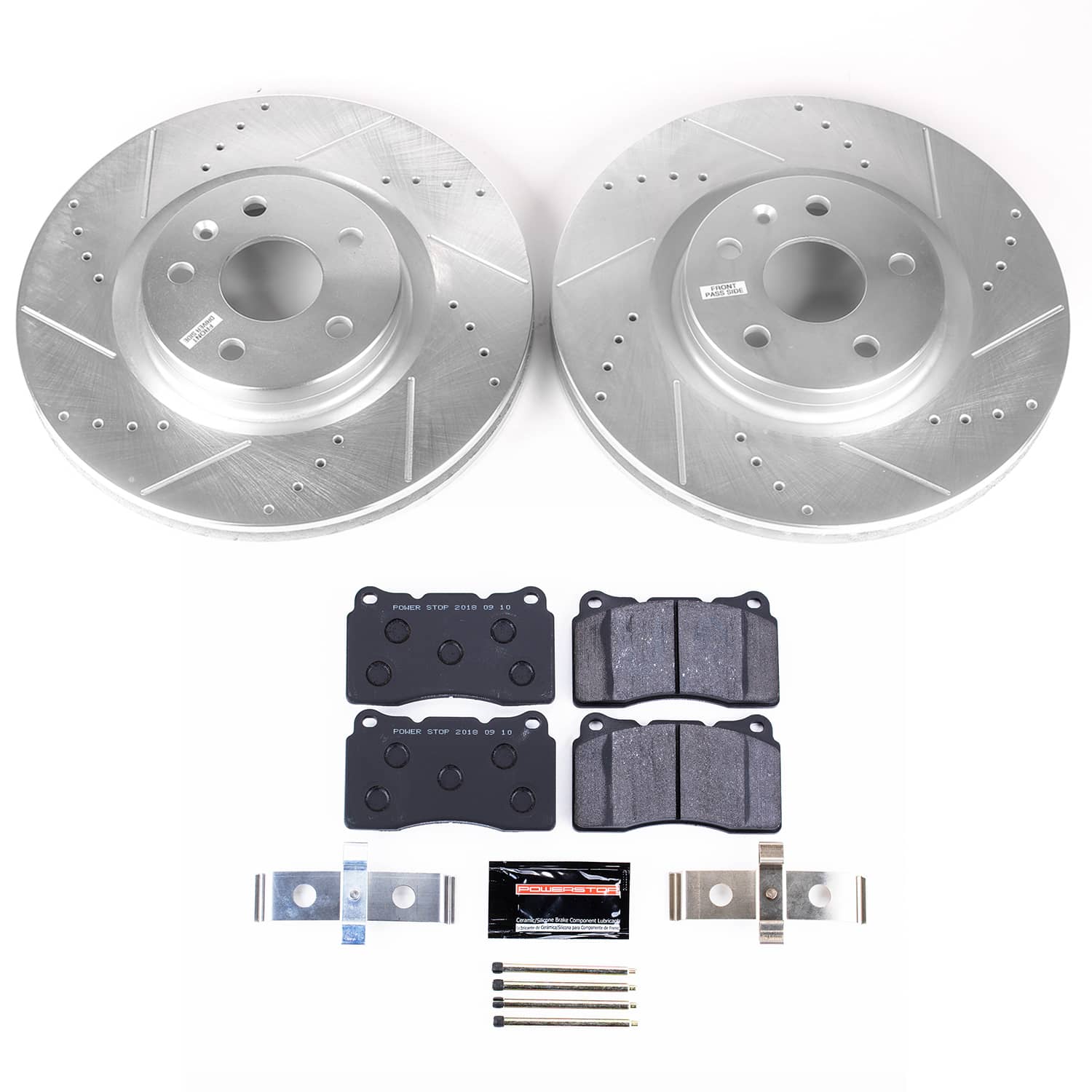 Power Stop TDBK8825 - Front Track Day Pad And Rotor Kit vehicle fitment brake part