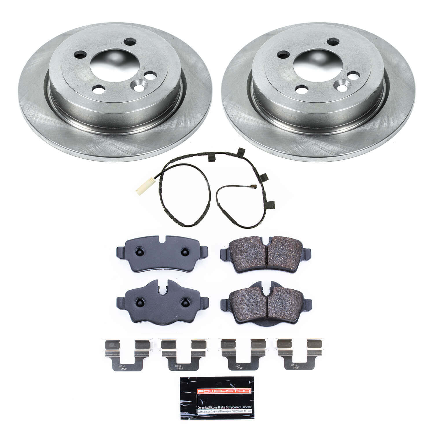 Power Stop TDBK8871 Rear Track Day Pad And Rotor Kit for 2013 MINI Cooper Coupe product image