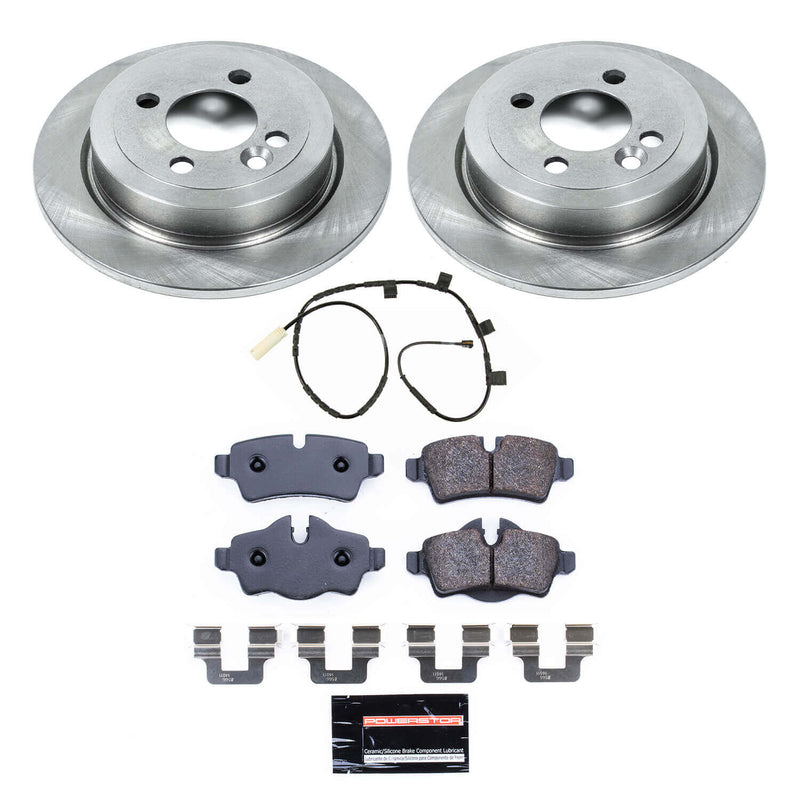 Power Stop TDBK8871 Rear Track Day Pad And Rotor Kit for 2013 MINI Cooper Coupe product image
