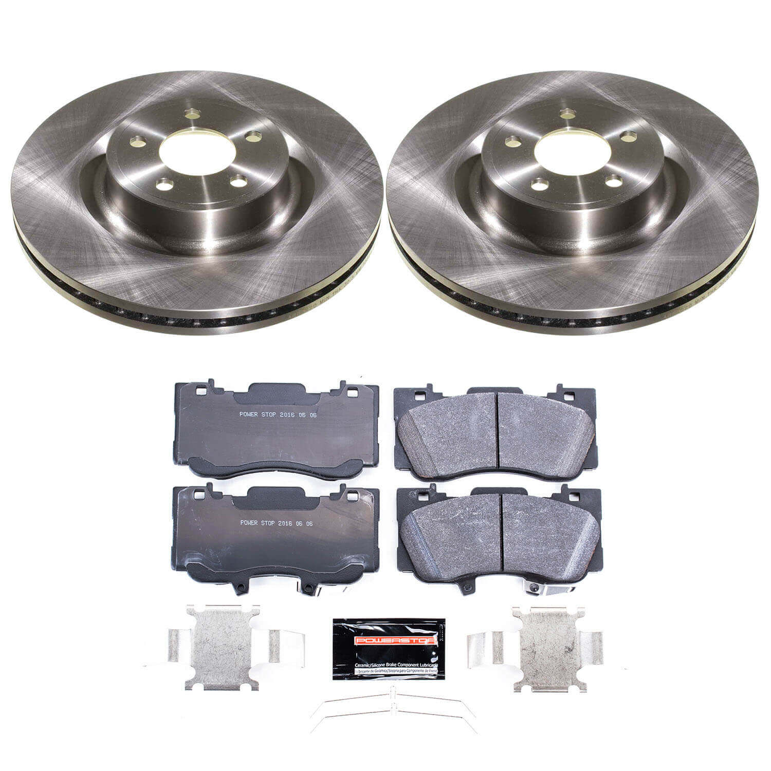 Power Stop TDBK9029 Front Track Day Pad And Rotor Kit for 2021-2023 Ford Mustang Ecoboost, Ecoboost Premium, GT, GT Premium, Mach 1 product image