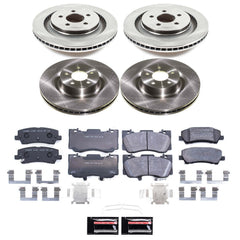 Power Stop TDBK9030 Front And Rear Track Day Pad And Rotor Kit for 2021-2023 Ford Mustang Ecoboost, Ecoboost Premium, GT, GT Premium, Mach 1 product image