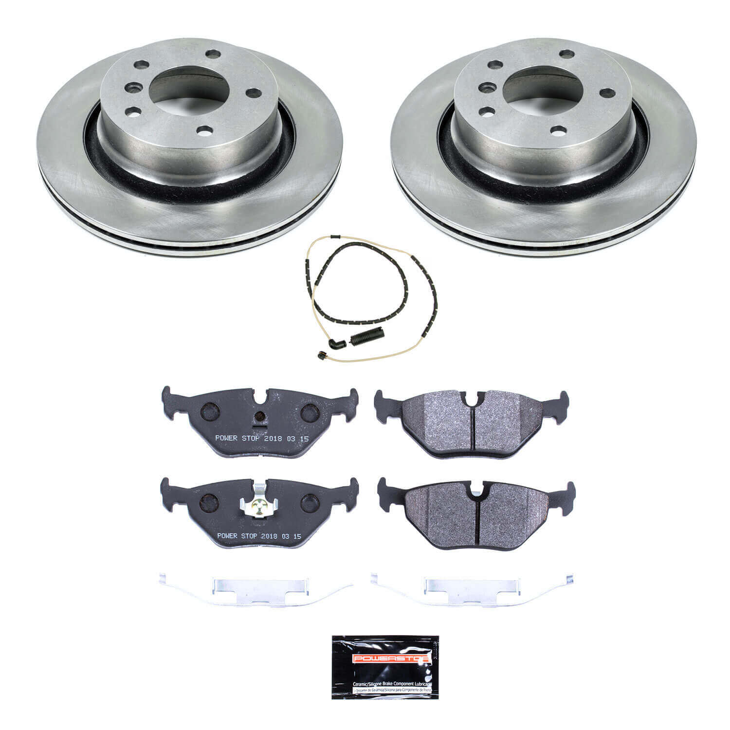 Power Stop TDBK962 Track Day Rear Brake Kit for 2003-2008 BMW Z4 product image