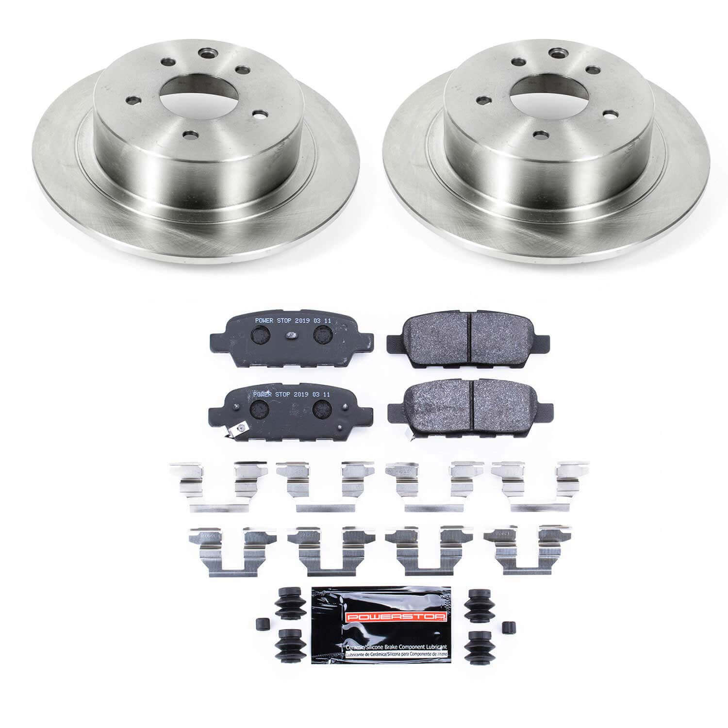 Power Stop TDSK098 Track Day Spec Rear Brake Kit for 2002-2006 Nissan Altima product image