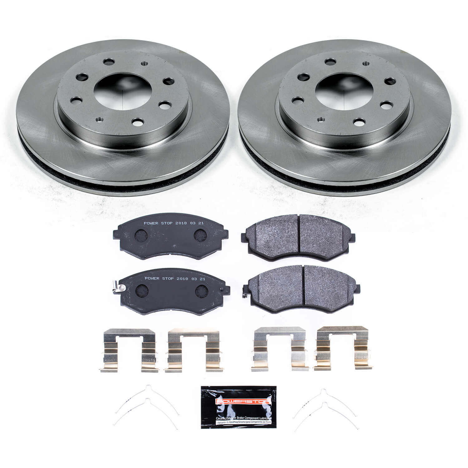 Power Stop TDSK1087 Track Day Spec Front Brake Kit for 1998-2001 Hyundai Elantra product image