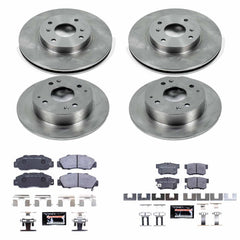 Power Stop TDSK1238 Track Day Spec Front And Rear Brake Kit for 1998-1999 Acura CL product image