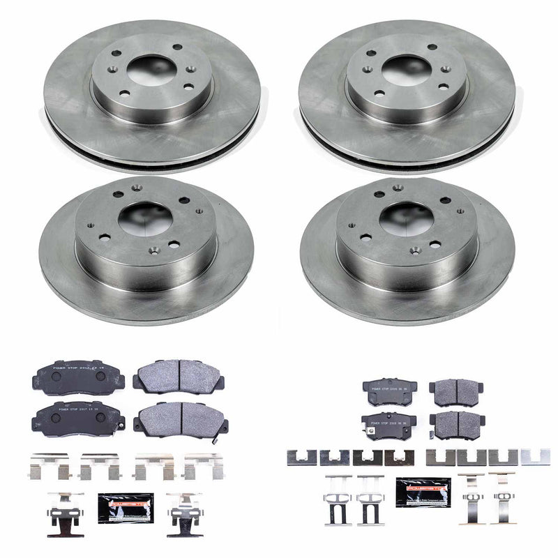 Power Stop TDSK1238 Track Day Spec Front And Rear Brake Kit for 1998-1999 Acura CL product image