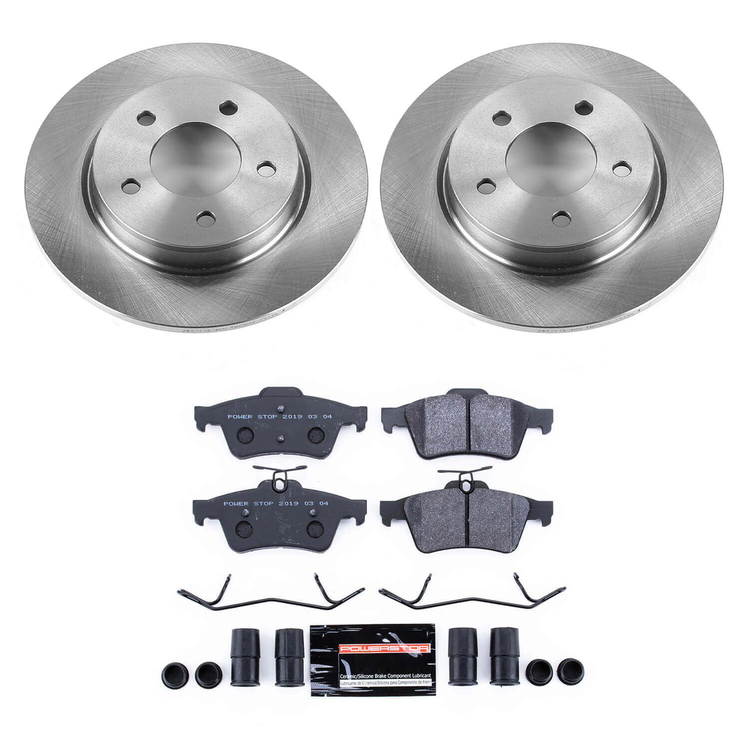 Power Stop TDSK129 Track Day Spec Rear Brake Kit for 2004-2006 Mazda 3 product image