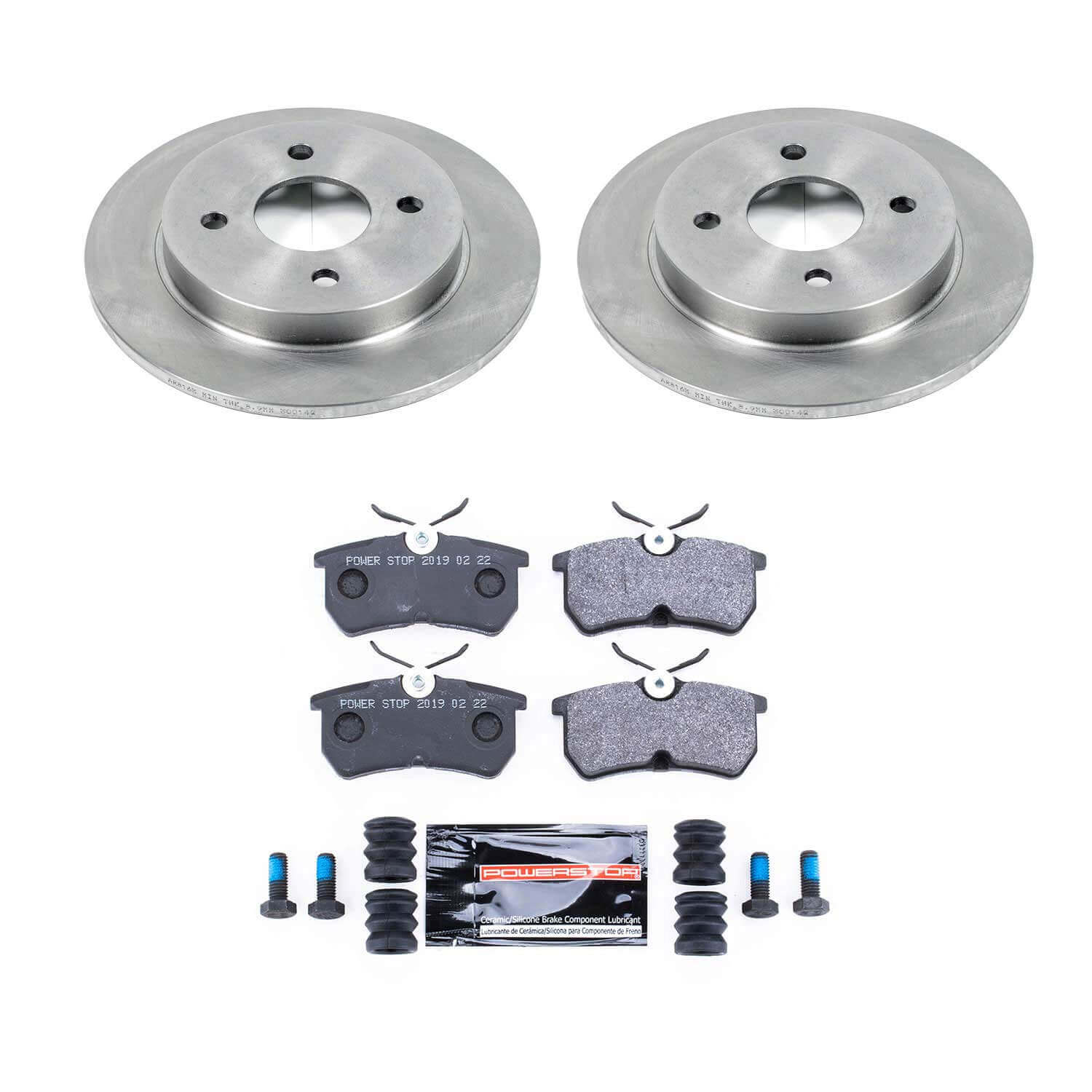 Power Stop TDSK1363 Track Day Spec Rear Brake Kit for 2014-2019 Ford Fiesta Rear Disc product image