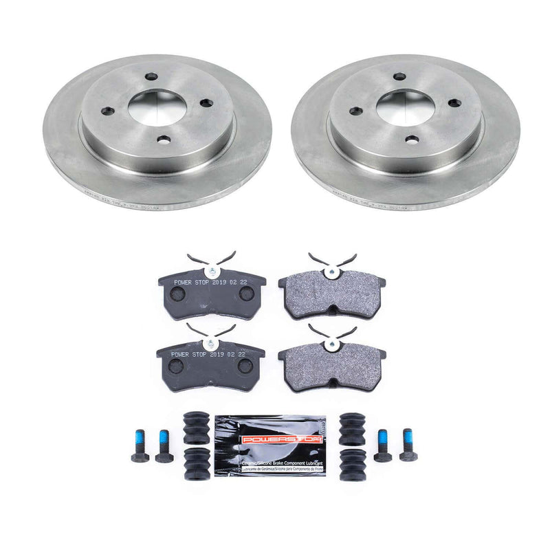 Power Stop TDSK1363 Track Day Spec Rear Brake Kit for 2014-2019 Ford Fiesta Rear Disc product image