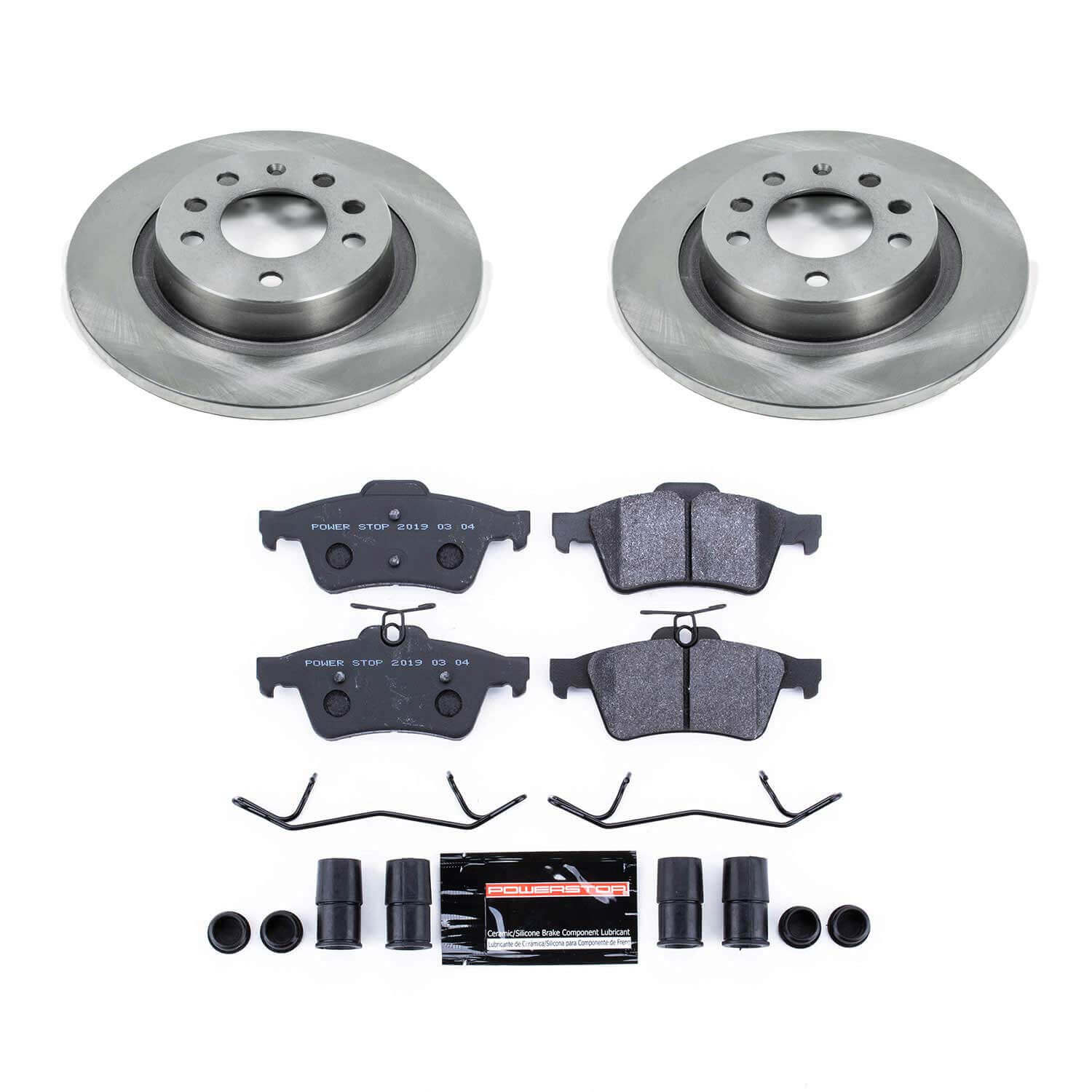 Power Stop TDSK1436 Track Day Spec Rear Brake Kit for 2006-2009 Pontiac Solstice product image