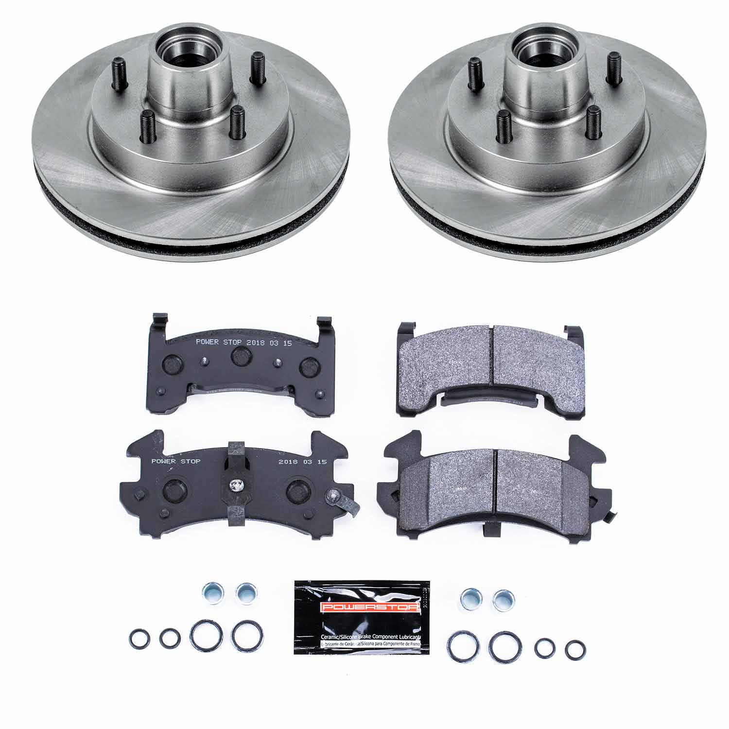Power Stop TDSK1482 Track Day Spec Front Brake Kit for 1982-1995 Buick Regal product image