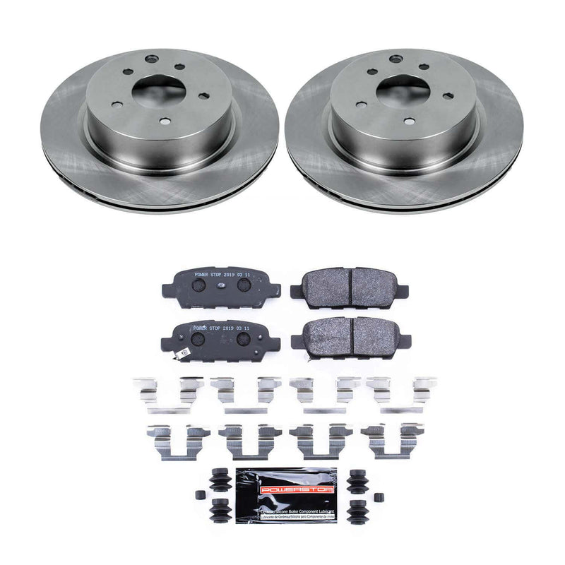 Power Stop TDSK179 Track Day Spec Rear Brake Kit for 2011-2012 Infiniti G25 product image
