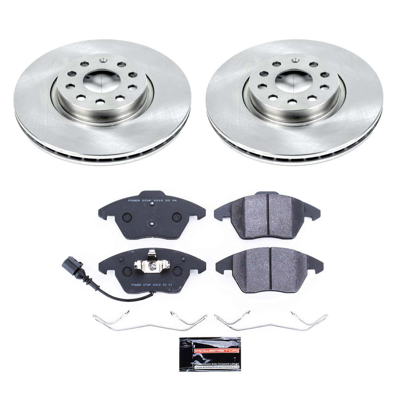 Power Stop TDSK2259 Track Day Spec Front Brake Kit for 2006-2009 Audi A3 product image