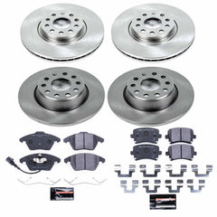Power Stop TDSK2260 Track Day Spec Front And Rear Brake Kit for 2006-2009 Audi A3 product image