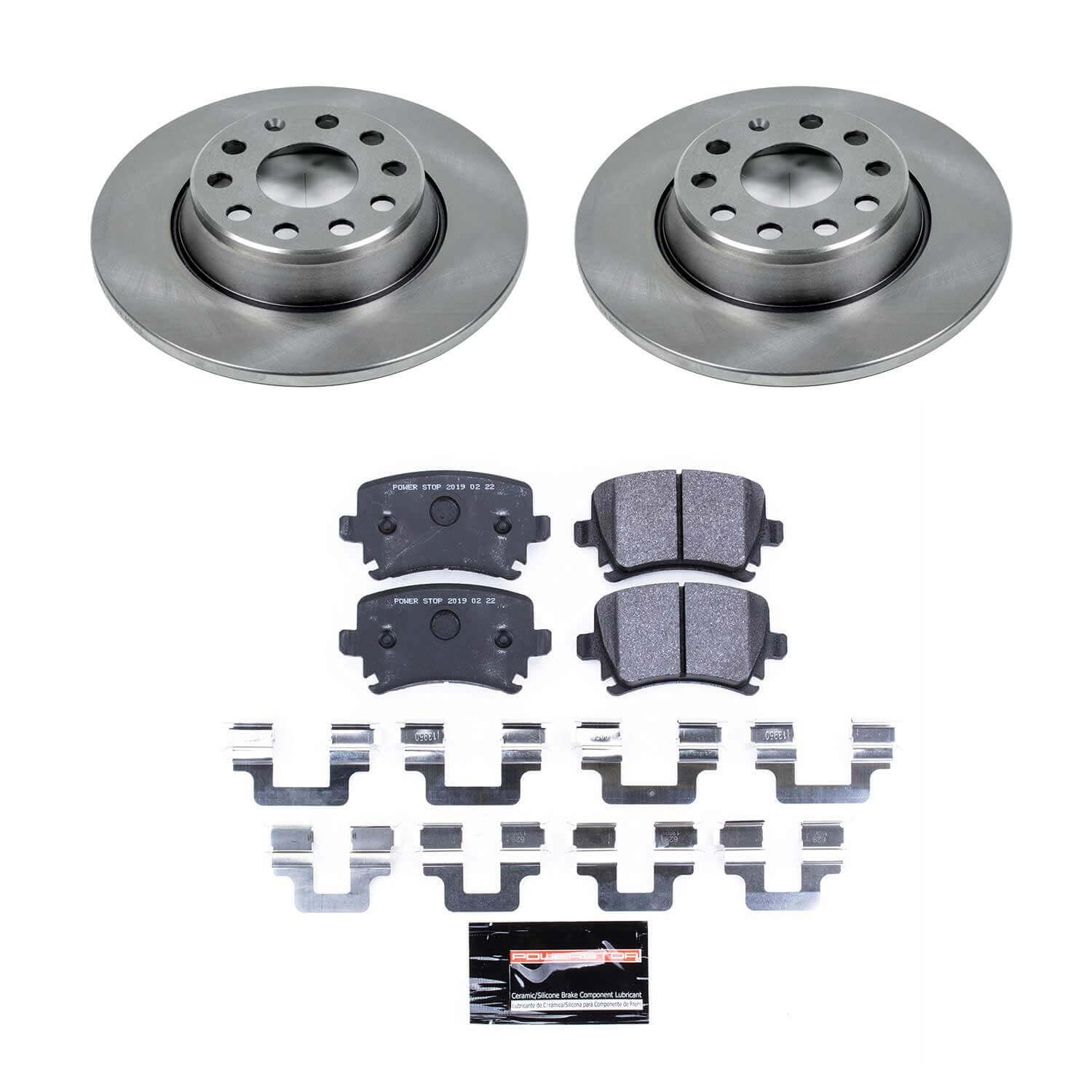Power Stop TDSK2261 Track Day Spec Rear Brake Kit for 2006-2009 Audi A3 product image
