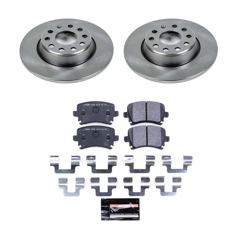 Power Stop TDSK2261 Track Day Spec Rear Brake Kit for 2006-2009 Audi A3 product image