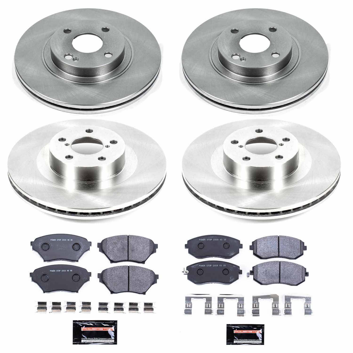 Power Stop TDSK2373 Track Day Spec Front Brake Kit for 2002-2008 Saab 9-2X product image